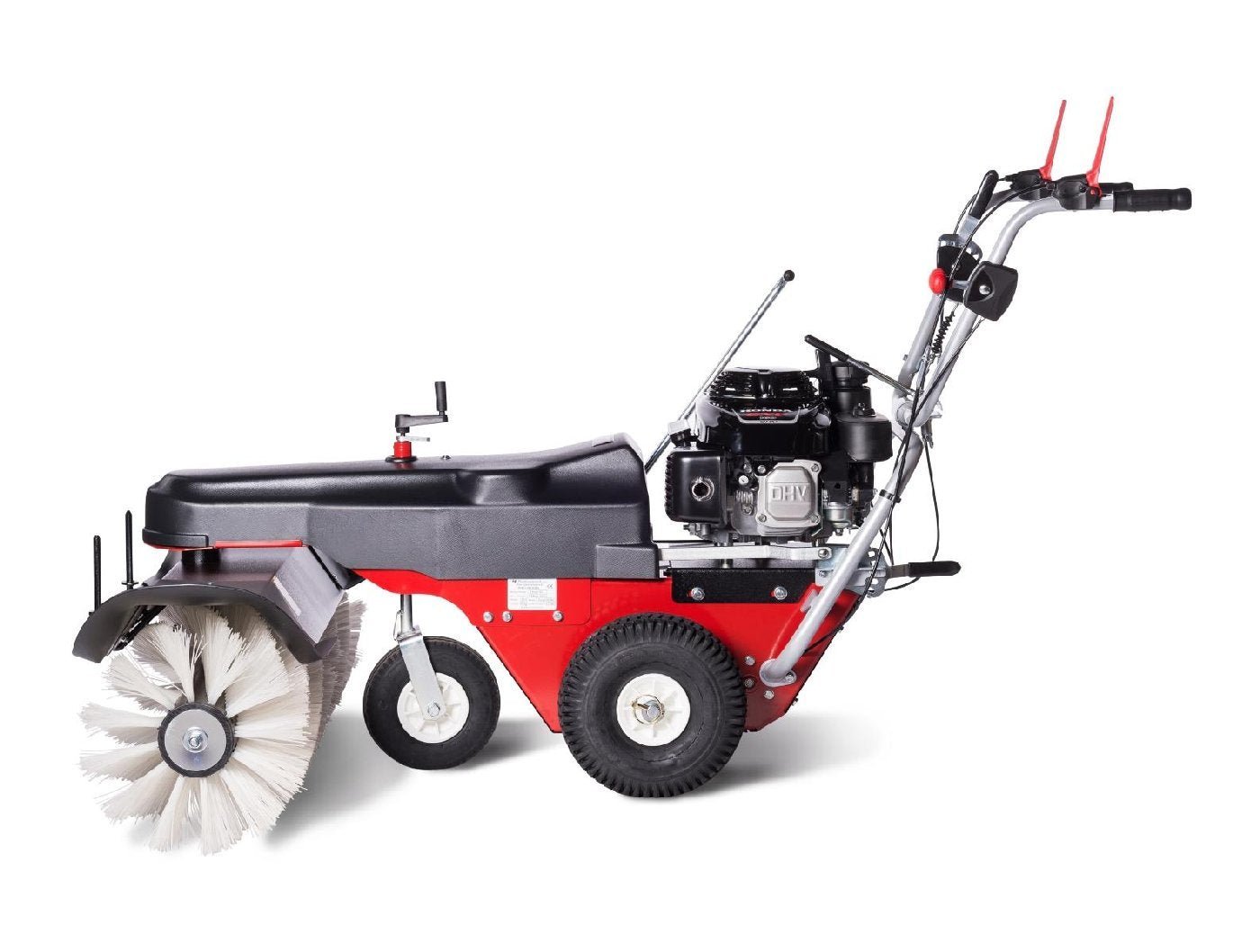 4F Schmutz- und Schneekehrmaschine Limpar 122 B&S E-Start mit Winterkehrbürstensatz – Bild 3