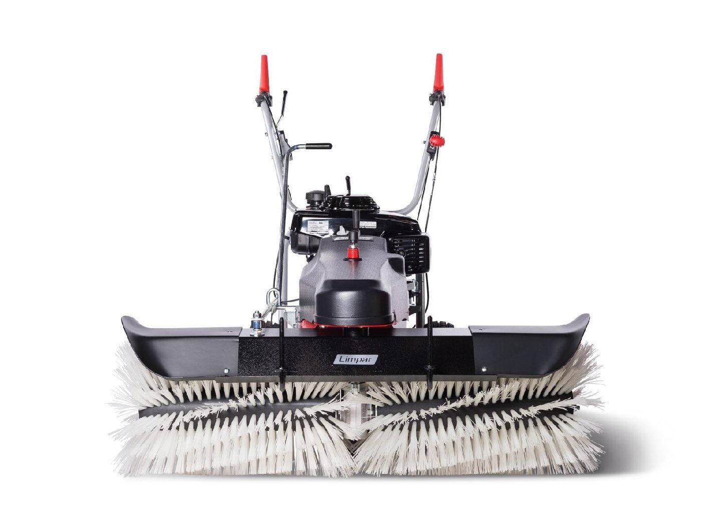 4F Schmutz- und Schneekehrmaschine Limpar 122 B&S E-Start mit Winterkehrbürstensatz – Bild 5