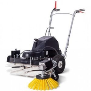 4F Schmutz- und Schneekehrmaschine Limpar Akku 26 mit Seitenbesen Links