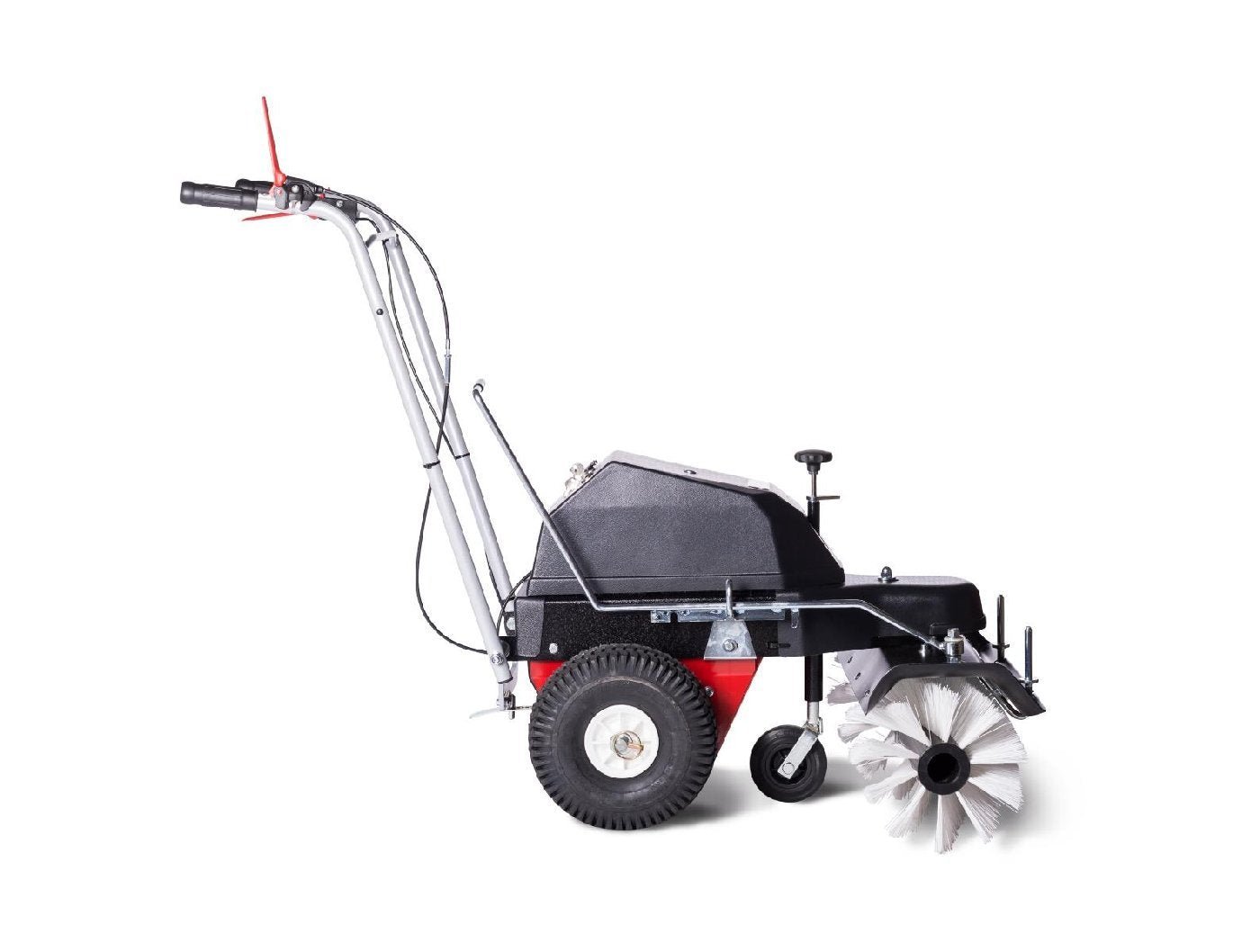 4F Schmutz- und Schneekehrmaschine Limpar Akku 26 mit Winterkehrbürstensatz – Bild 5