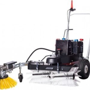 4F Schmutz- und Schneekehrmaschine Limpar Akku 52 mit Seitenbesen Rechts