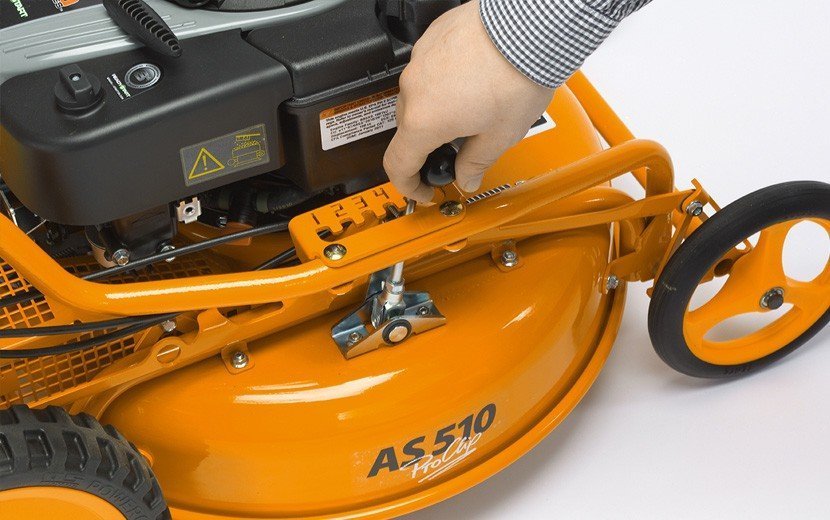 AS-Motor Benzin-Mulchmäher mit Vario-Radantrieb 510 ProClip 2T ES A – Bild 4