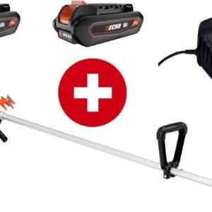 ECHO Akku Balkenmäher DTT-2100 mit 2 x 2,5 Ah Akku und Ladegerät
