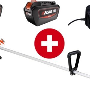 ECHO Akku Balkenmäher DTT-2100 mit 2 x 5 Ah Akku und Ladegerät