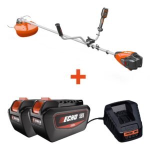 ECHO Akku-Motorsense DSRM-2600U Set -inkl. 2x 5Ah Akku und Schnellladegerät