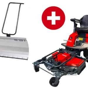ERCO Frontmäher mit Allradantrieb FM-220-4WD Grundgerät mit Wiesendeck - Bundle - und Schneeräumschild 100cm