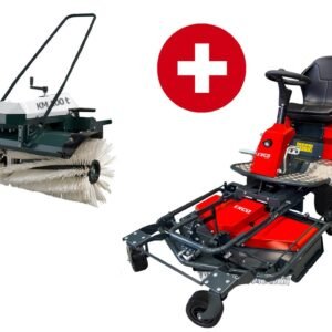 ERCO Frontmäher mit Allradantrieb FM-220-4WD Grundgerät mit Wiesendeck inkl. Kehrmaschine 100cm