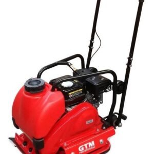GTM Professional Benzin-Rüttelplatte GTPC540L inkl. Gummimatte und Fahrwerk