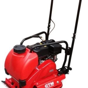 GTM Professional Benzin-Rüttelplatte GTPC540M inkl. Gummimatte und Fahrwerk -