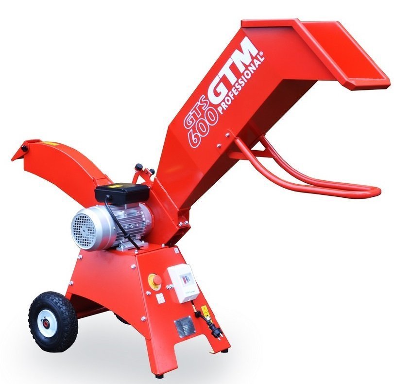 GTM Professional Elektro-Häcksler GTS 600E - mit Rotorschreddersystem