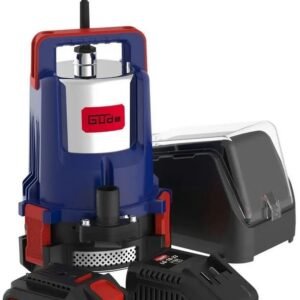 Güde Akku Klarwassertauchpumpe KTP 18-201-23 inkl. Akku und Ladegerät