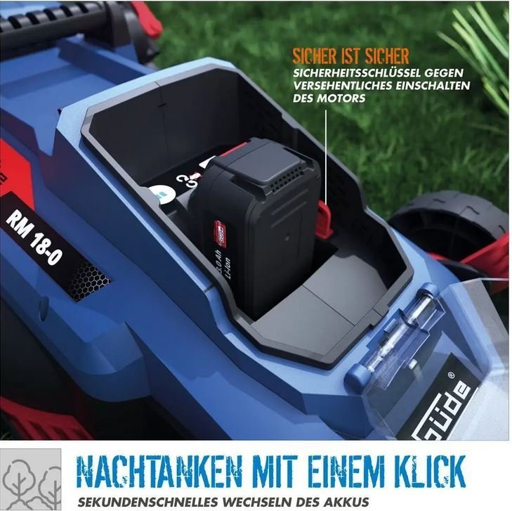 Güde Akku-Rasenmäher RM 18-401-23 - inkl. Akku und Ladegerät – Bild 5