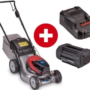 Honda Akku-Rasenmäher HRG 416 XB PE Set mit 4 Ah Akku und Schnell-Ladegerät
