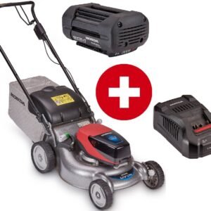 Honda Akku-Rasenmäher HRG 466 XB SE Set mit 6 Ah Akku und Schnell-Ladegerät