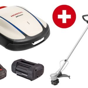 Honda Mähroboter Miimo HRM 1500 live Set Akku-Trimmer inkl. Trimmer, Akku und Ladegerät