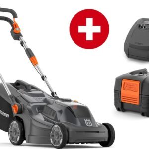 Husqvarna Akku-Rasenmäher Aspire LC34-P4A mit Akku B72 und Ladegerät C70