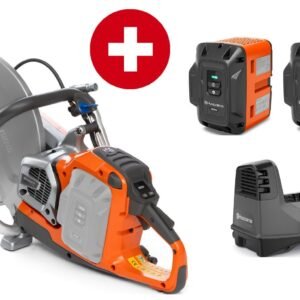 Husqvarna Akku-Trennschleifer K1 Pace 14 - Set mit 2 Akkus B380X und Ladegerät C900X