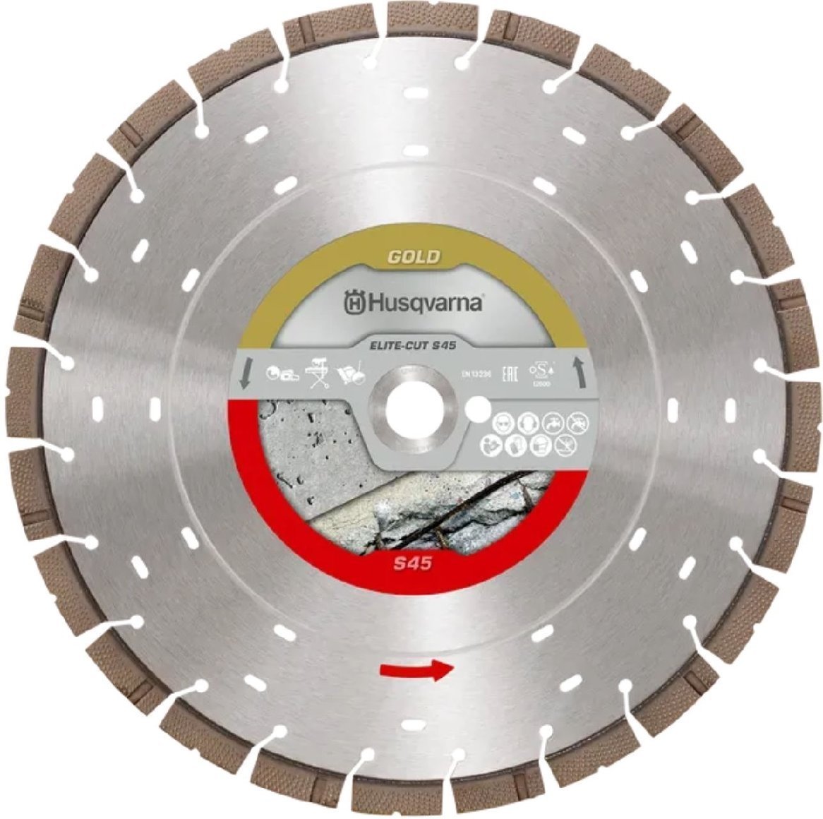 Husqvarna Trennscheibe ELITE-CUT S45 350 15 25.4/20 Leistungsgrad Gold