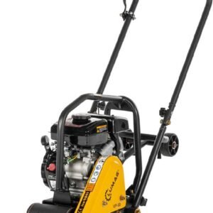 Lumag Benzin-Rüttelplatte VP 60 inkl. Gummimatte und Fahrwerk