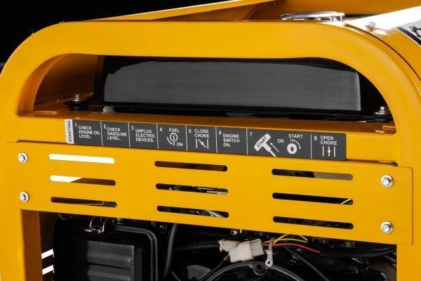 Lumag Benzin-Stromerzeuger G8E mit E-Start Benzin-Synchron-Generator mit 100% Kupferwicklung – Bild 4