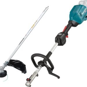 Makita Akku-Multifunktions-Antrieb 40 V max. UX01GZ01 mit Sensenaufsatz EM404MP - ohne Akku und Ladegerät