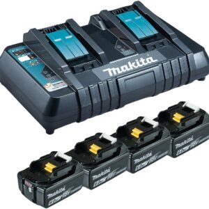 Makita Akku Power Source Kit Li 18,0V mit 4 x Akku 6 Ah und Doppelladegerät