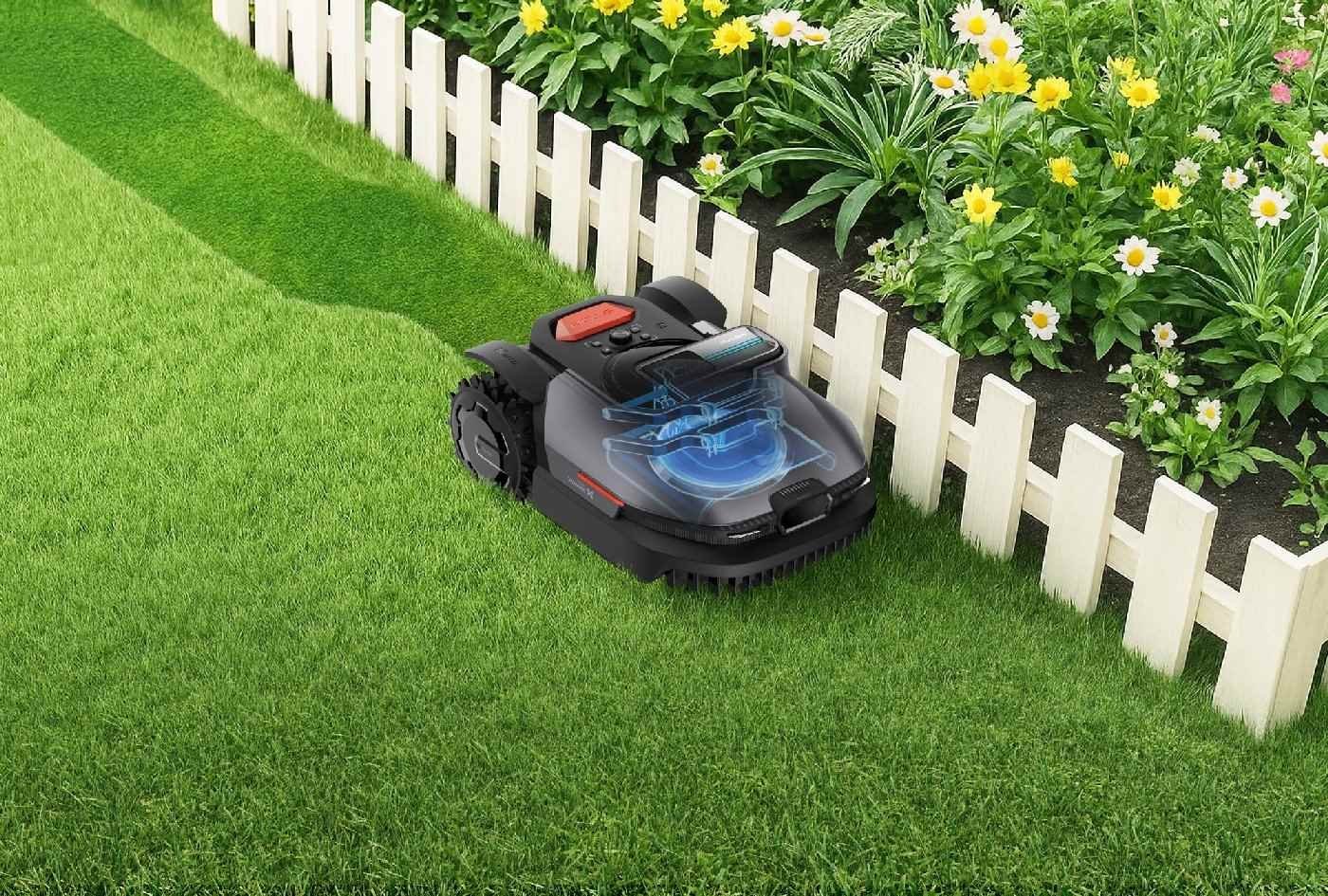 Nexlawn Mähroboter ohne Begrenzungskabel Vidar 800 - für mittlere Rasenflächen – Bild 2