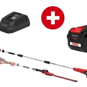 Sabo Akku-Motorsäge CT Combi-Tool mit Akku 4Ah und Standard-Ladegerät - Heckenscheren- und Sägeaufsatz