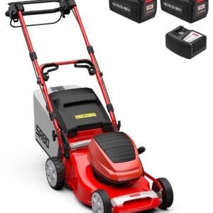 Sabo Akku-Rasenmäher 43-Accu VARIO mit 3 x 8 Ah Akkus und Schnellladegerät