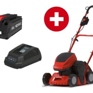 Sabo Akku-Vertikutierer 33-V Accu mit Akku 40V/4Ah und Standard Ladegerät
