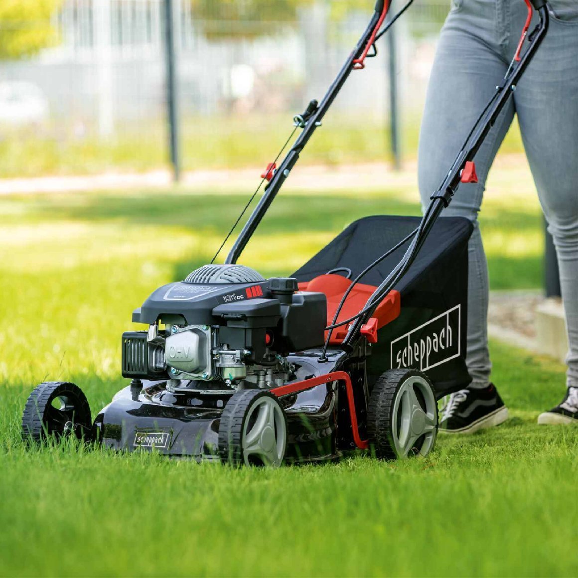 Scheppach Benzin-Rasenmäher mit Radantrieb MS132-42 – Bild 2