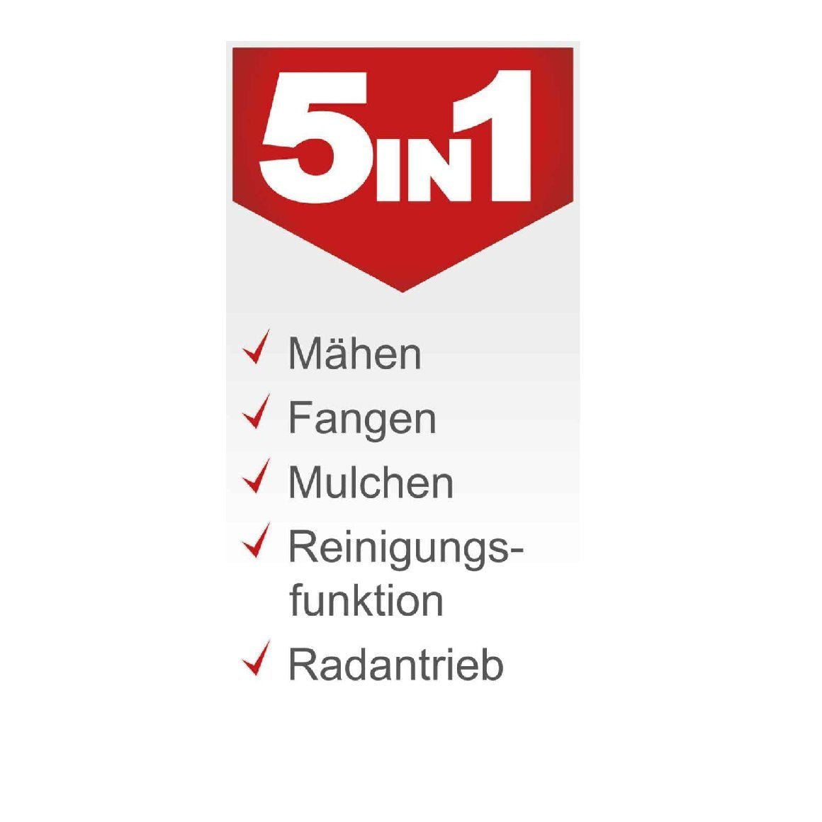 Scheppach Benzin-Rasenmäher mit Radantrieb MS132-42 – Bild 3