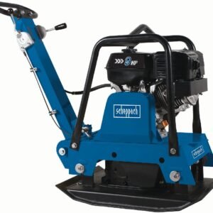 Scheppach Benzin-Rüttelplatte HP 3000S inkl. Fahrwerk u. PU-Schutzmatte