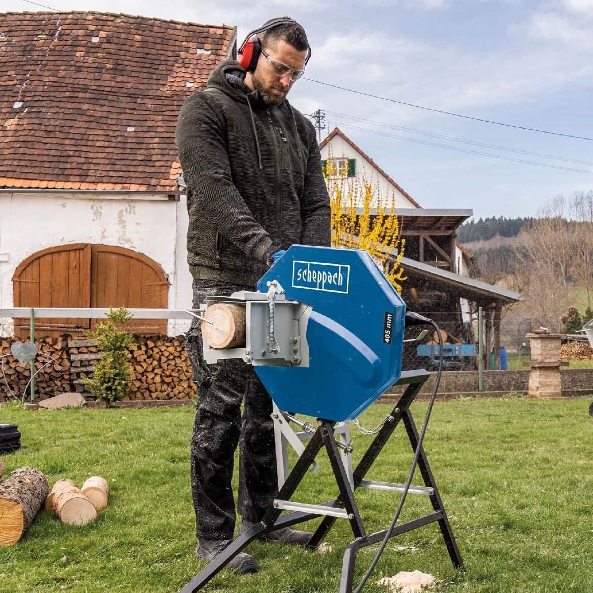 Scheppach Wippkreissäge HS 410 - inkl. Längsanschlag – Bild 3