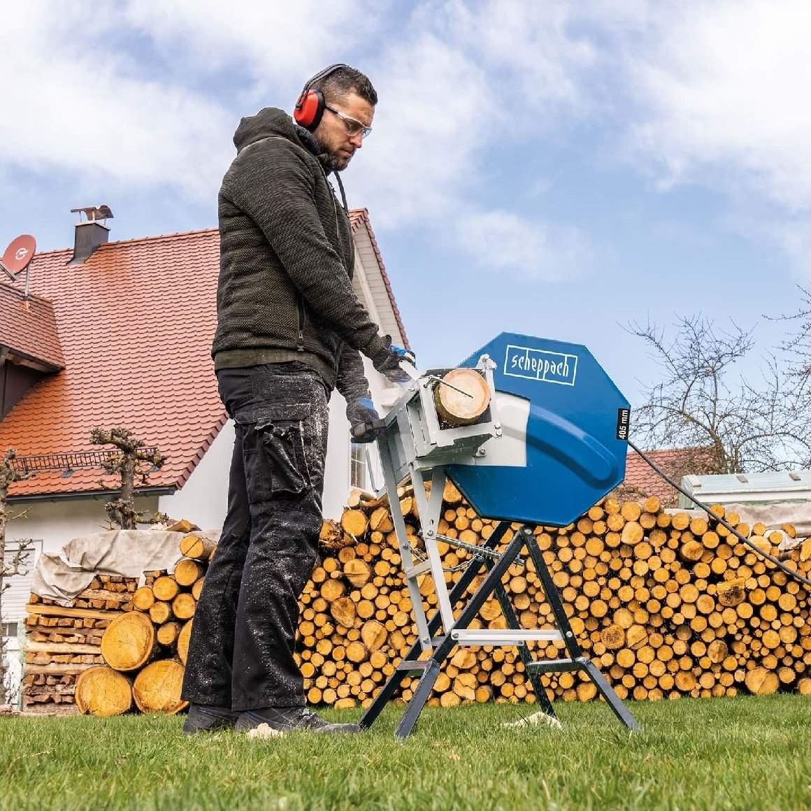 Scheppach Wippkreissäge HS 410 - inkl. Längsanschlag – Bild 4