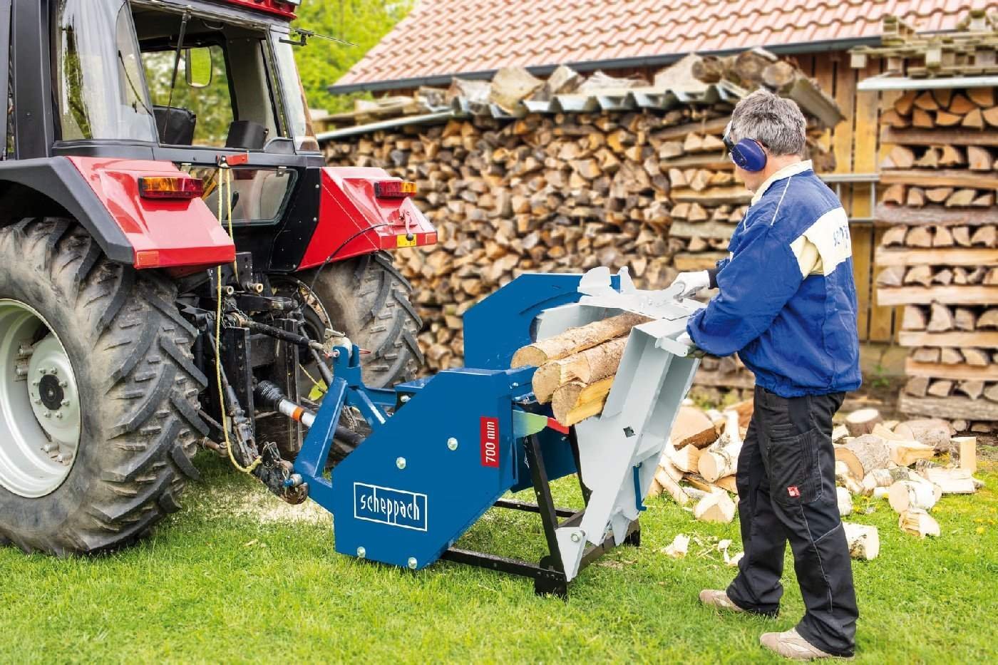 Scheppach Wippkreissäge kwz 7.0 mit Gelenkwellenantrieb – Bild 2