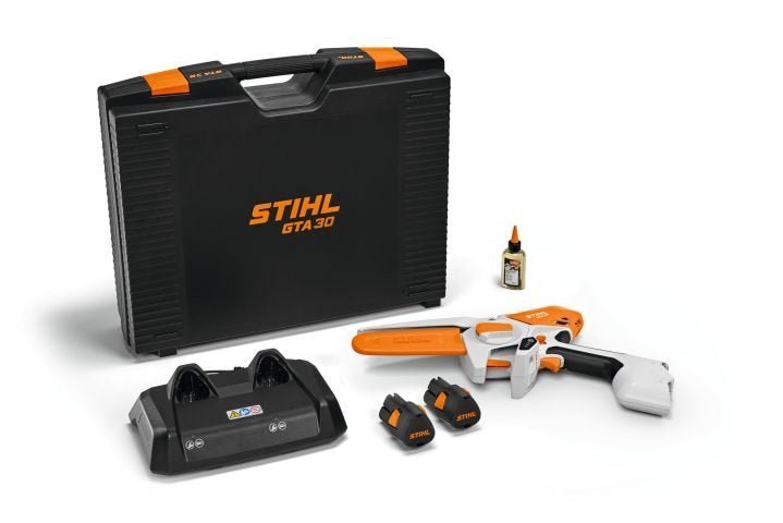 STIHL Akku-Gehölzschneider GTA 30, Set mit AS 2 + AL 1 + Koffer