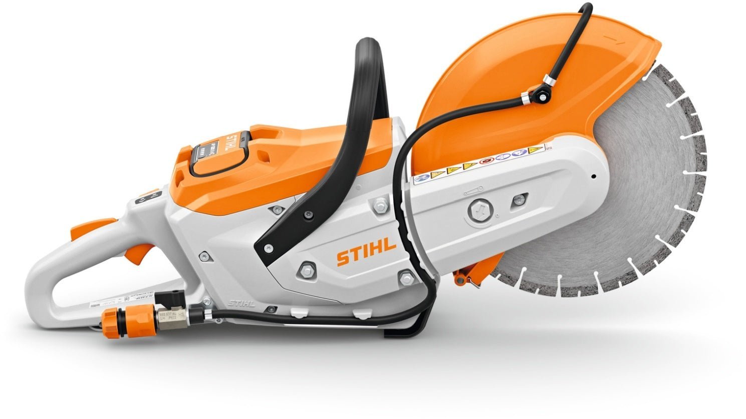 STIHL Akku-Trennschleifer TSA 300, ohne Akku und Ladegerät mit 300 mm Kunstharz-Trennscheibe für Baustahl – Bild 4