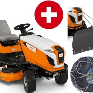 STIHL Rasentraktor RT 5097 Winterpaket mit Schneeschild und Schneeketten