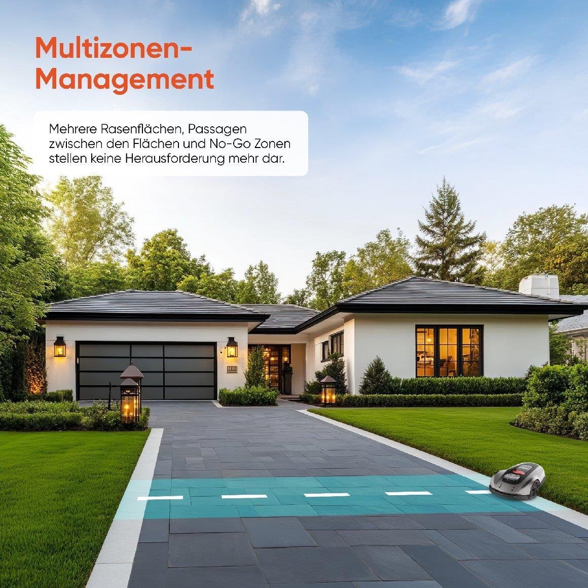 Sunseeker kabelloser Mähroboter Elite X3 PLUS - für mittlere Rasenflächen – Bild 6
