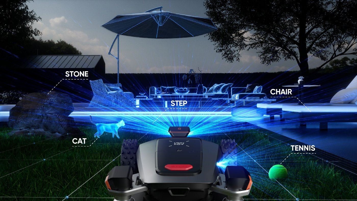 Sunseeker kabelloser Mähroboter X9 Plus für Sportplätze und Großflächen (mit Allradantrieb) – Bild 9