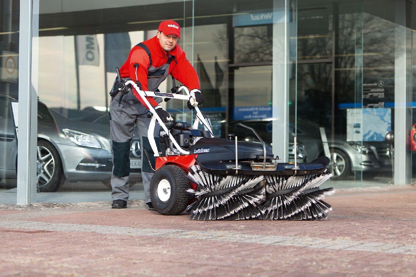 Tielbürger Schmutz- und Schneekehrmaschine tk48 professional Honda GXV160 – Bild 3