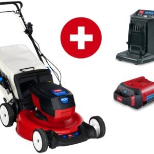 Toro Akku-Rasenmäher eRecycler eS52VST 52 cm Rasenmäher - Set mit 6 Ah Akku und Ladegerät