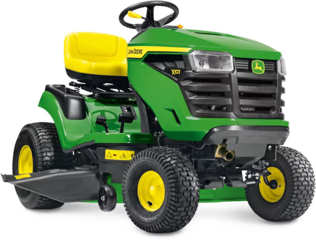 John Deere X107 Aufsitzmäher